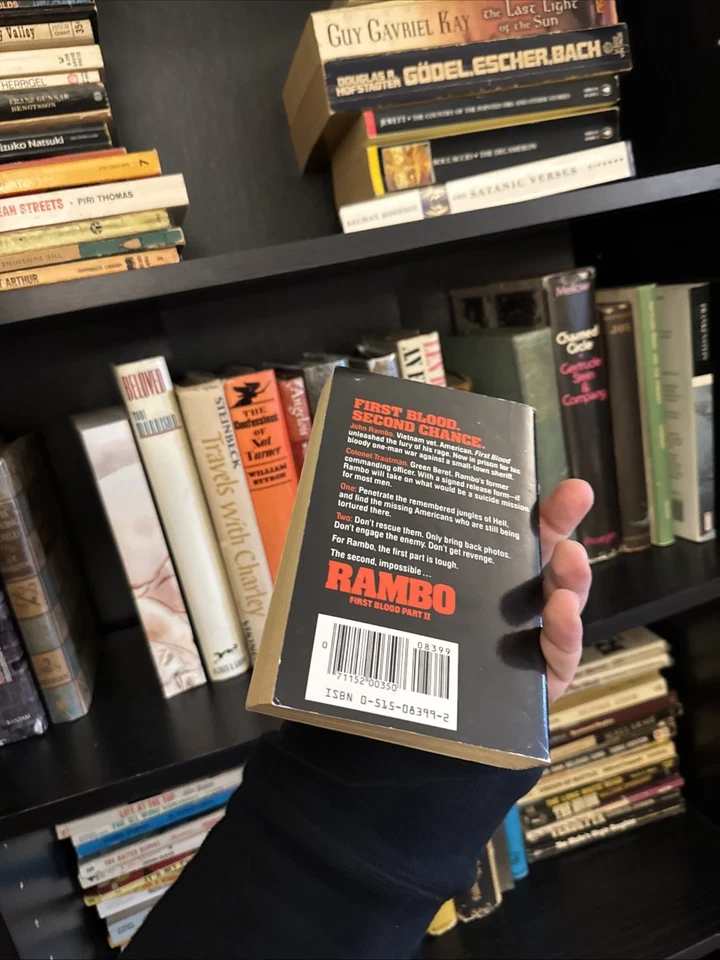 Rambo First Blood Part 2 by David Morrell 1985 Jove Publishing Paperback Book - Image 3 of 4