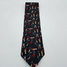 7th Ave Men's Necktie Men Golfing Print 100% Polyester Made in USA