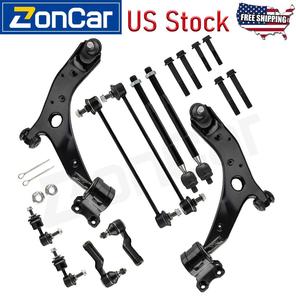 2-Piece Front Lower Control Arm Kit For 2014-2018 Mazda 3 - Left & Right Complete Set With Hardware 3 thumbnail image