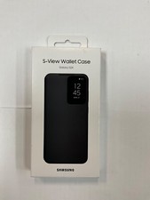 GENUINE Samsung S-View Wallet Cover Case Galaxy S24 - Black