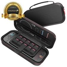 Fosmon For Nintendo Switch 2 Carrying Case 10 Game Card+Built-in Accessory Slots