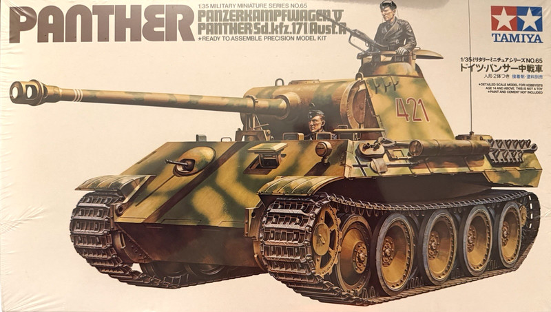 Tamiya 1/35 scale WWII German Panther Ausf. A Plastic Model