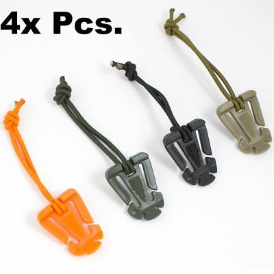 4X MOLLE WEBBING CLIP DOMINATOR BUNGEE RETAINER Karabiner Rucksack Back Pack