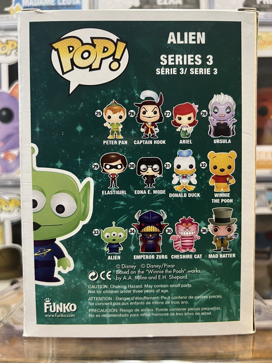 Funko Pop Disney Pixar Toy Story Metallic Alien SDCC LE 480 (READ