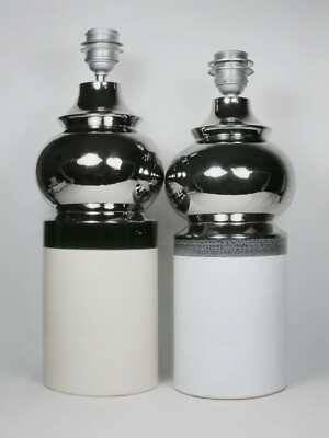 TABLE LAMP BY BITOSSI BERGBOMS 1960s 1970s MID CENTURY MODERN KERAMIK TISCHLAMPE