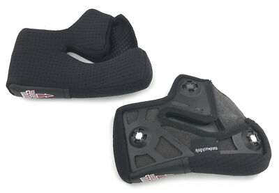 Bell Moto-10 Helmet Magnetic Cheek Pads - Replacement Pads, Black, 35mm Thick