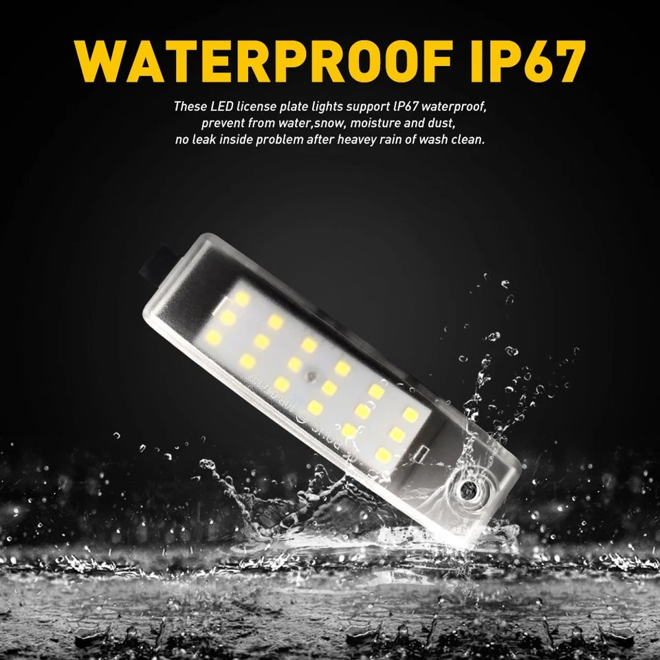 Luces LED de matrícula para Scion xB 2004-2006 6000K 2260LM súper brillantes Foto 4 de 4