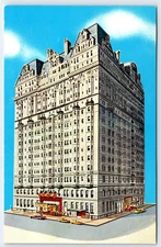 VINTAGE OLD ANTIQUE POSTCARD BELLEVUE STRATFORD HOTEL BUILDING PHILADELPHIA USA