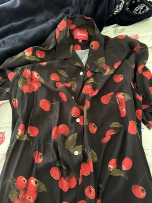 Supreme Cherry Rayon Shirt SS19 Size medium | eBay 