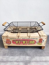 Vintage French Wire Farm Basket with Handle, French egg basket, Fruit basket
