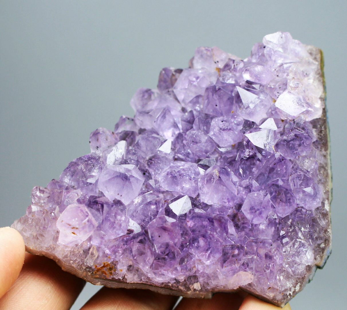 60g Natural Amethyst Geode Cluster Deep Purple Crystal Specimen