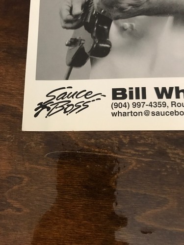 Foto stampa lucida promozionale Bill Wharton vintage 8x10 capo salsa - Foto 3 di 4
