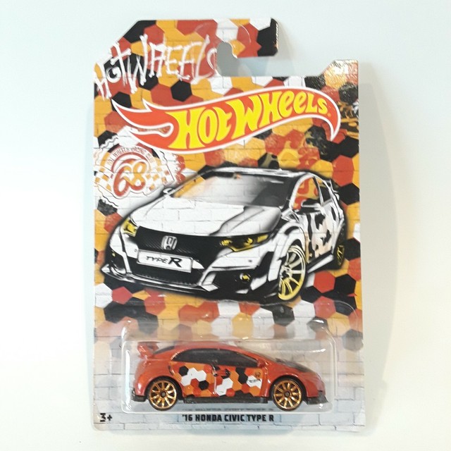 hot wheels 16 honda civic type r