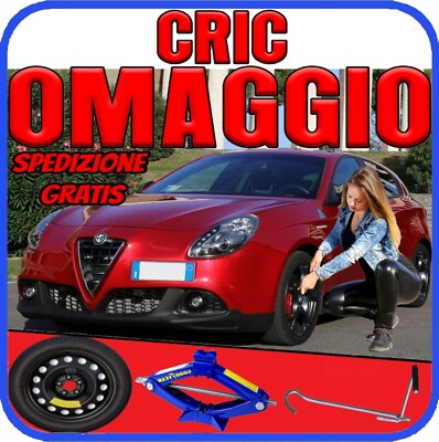 Space Saver Spare Wheel 17'' Alfa Romeo Giulietta 5 Holes With Jack R17 DOT 2025