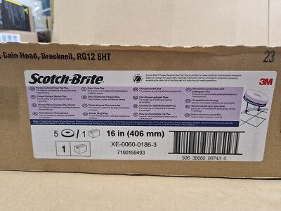 Scotch-Brite Purple Diamond Bodenauflage Plus - 16 Zoll - 5 IN BOX