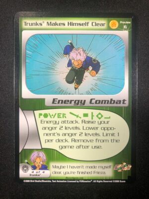 Dragonball Z Preview 6 Trunks Makes Himself Clear Frieza Saga Rare