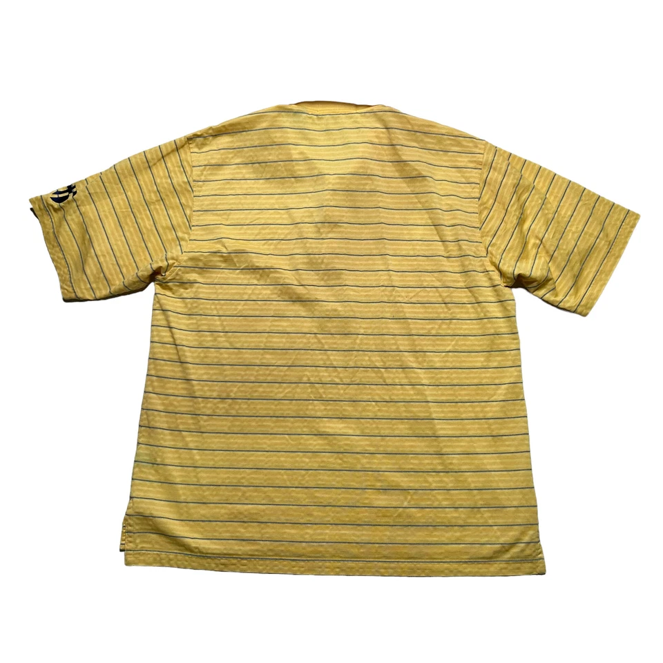 Fairway & Greene Golf Polo Shirt Mens Size XL Pureformance Yellow Striped Golf - Image 3 of 4