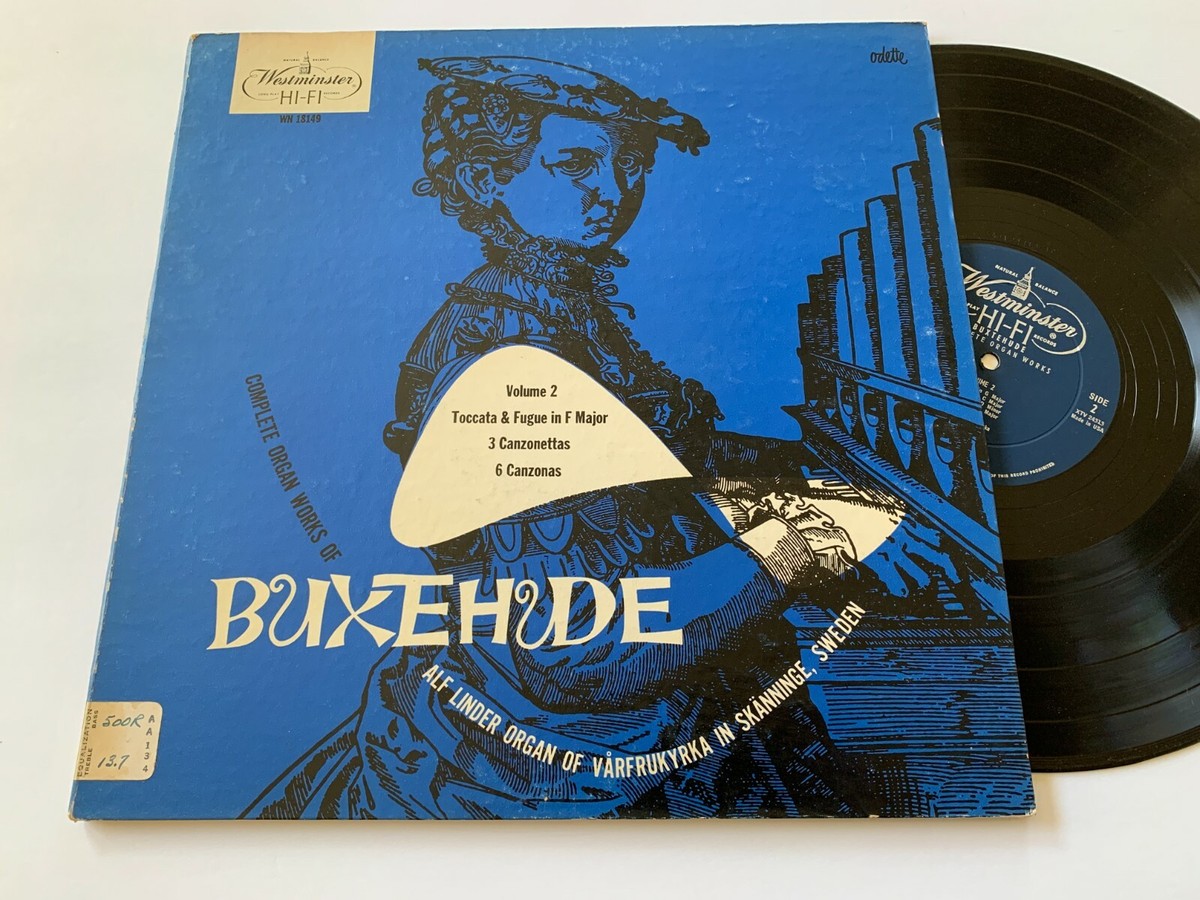 BUXTEHUDE Complete Organ works Vol. 2 Alf Linder W/insert WN 18149