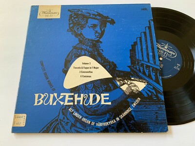 BUXTEHUDE Complete Organ works Vol. 2 Alf Linder W/insert WN 18149