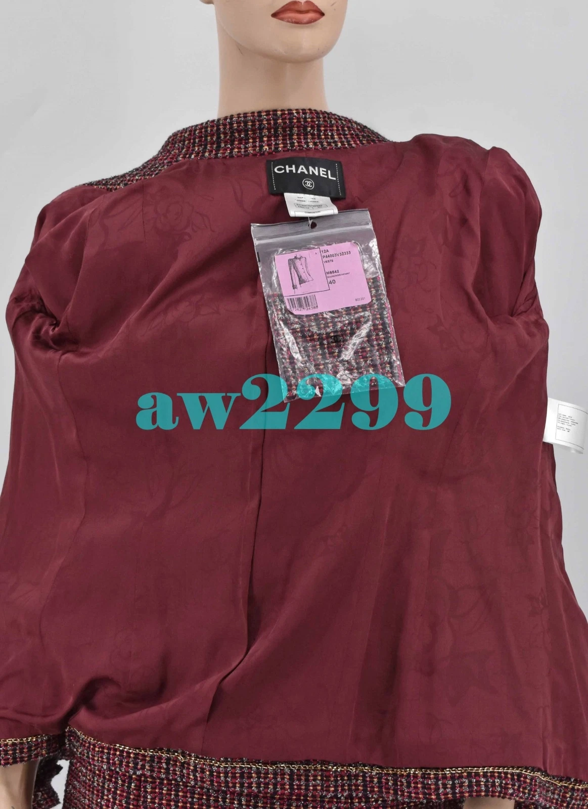 GIACCA BLAZER CHANEL NUOVA PRE AUTUNNO 2012 PARIS BOMBAY GRIPOIX BOTTONE 40 38