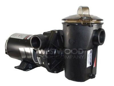 Hayward SP1580 Power Flo LX 1 HP Above Ground Pool Pump + Cord, 115V HORIZONTAL