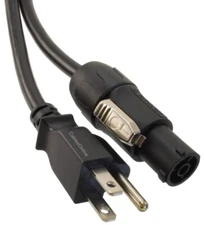 16-AWG Stage Lighting Fixture NEMA 5-15P to True1 Female PowerCon Cable
