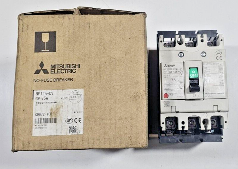 Mitsubishi Electric No-Fuse Breaker Circuit Breaker NF125-CV 3P 