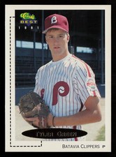 1991 Classic Best Gold Bonus Tyler Green #BC19 Batavia Clippers Baseball Card