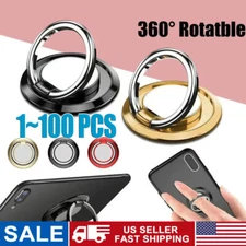 Finger Ring Holder Stand Grip 360°Rotating For Cell Phone Car Magnetic Mount LOT