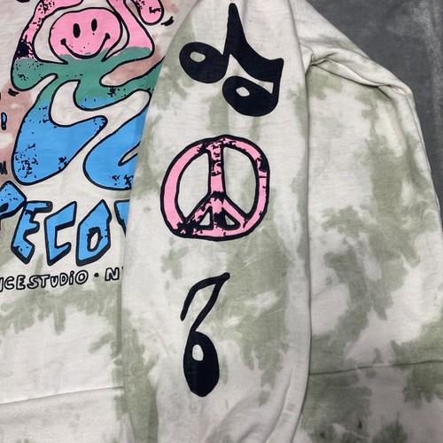 Market Smiley Records Angel Sigh Hoodie 'Sand Tie-Dye' XXL - Picture 13 of 14
