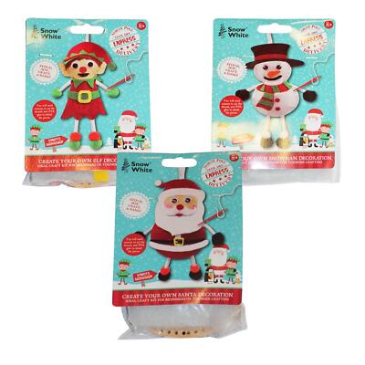 Weihnachten Mache Deine Eigene Handwerk Set Santa Schneemann Elfe Set Mit 3