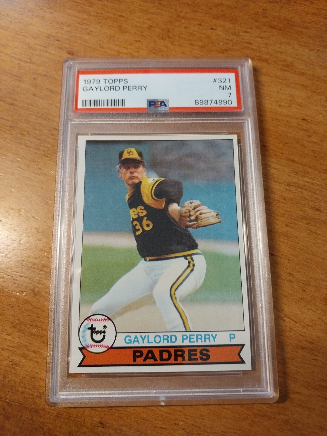 1979 Topps Gaylord Perry #321 PSA 7 NM