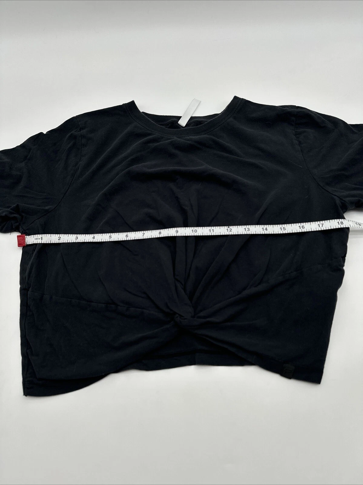 fabletics solid cropped shirt