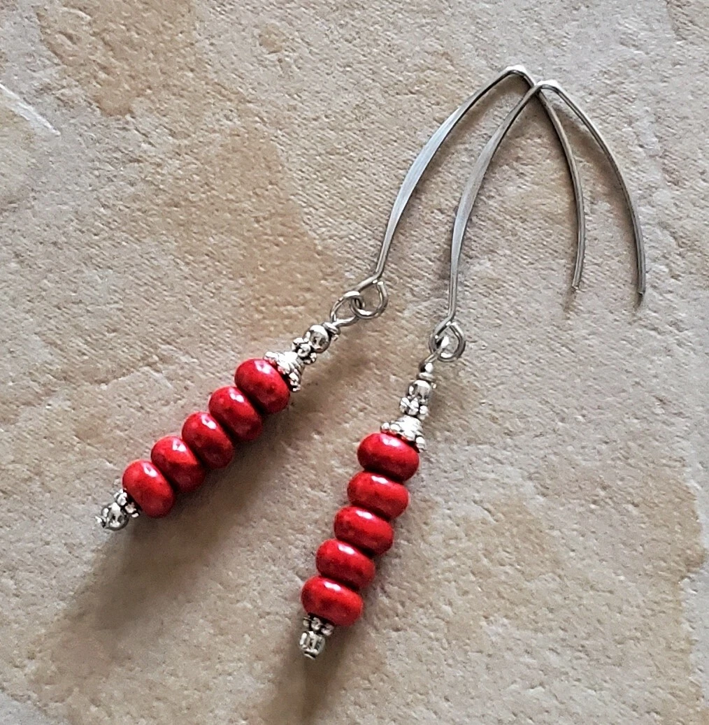 Sponge coral earrings Atelier Peridot #47 Sponge coral earrings Atelier Peridot