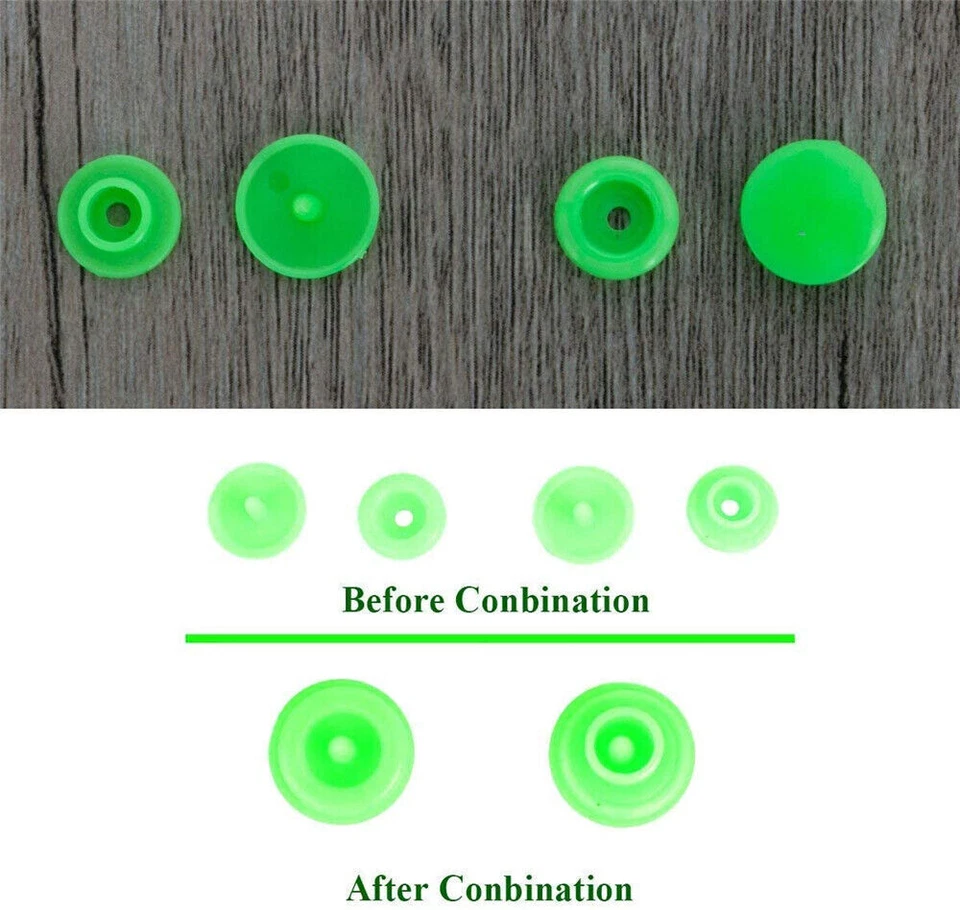 Snap Kit T5 Plastic Snaps Poppers Fastener Button Press Stud Plier Tool BOX - Image 4 of 4