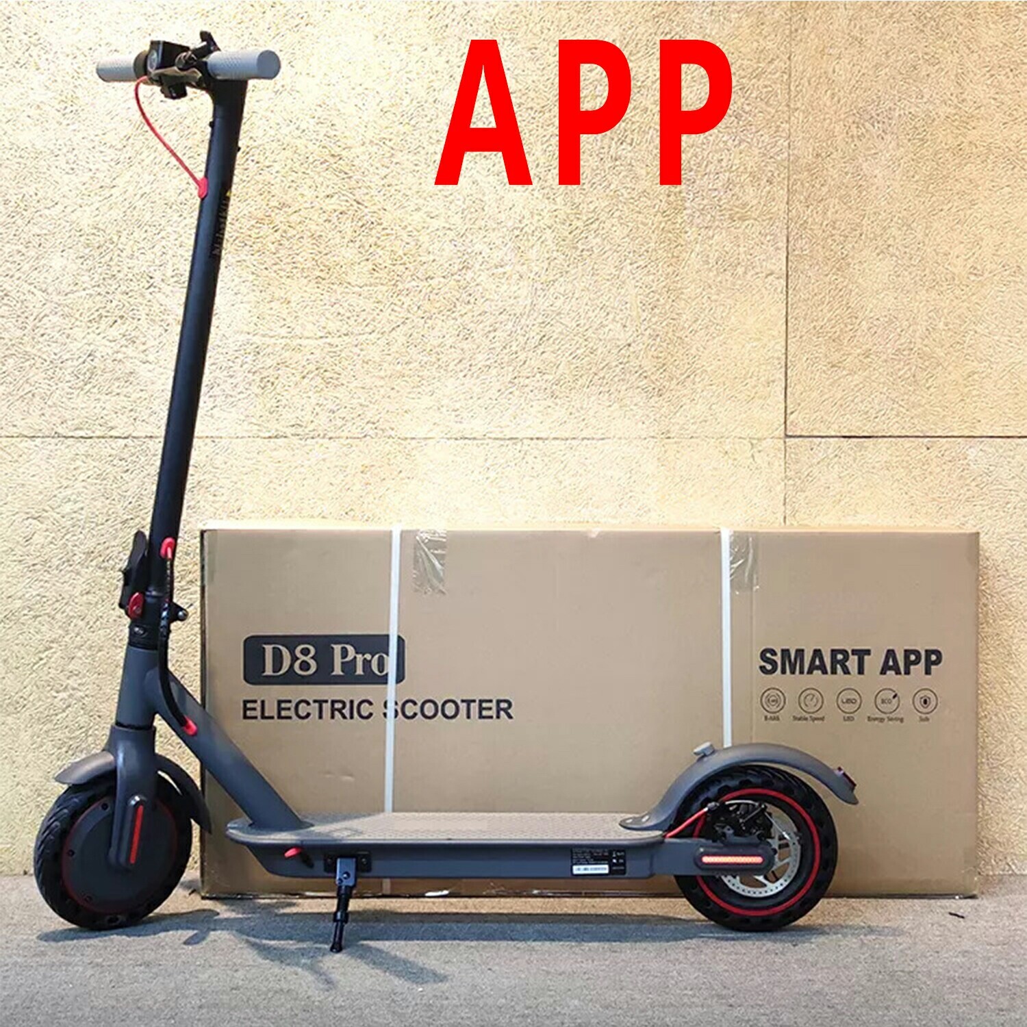 350W Foldable Electric Scooter for Adults 20MPH 10.4AH Battery APP Control Commuter