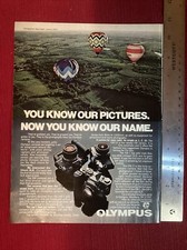 Olympus OM-1 Camera  Know Our Name  1979 Print Ad - Great To Frame 