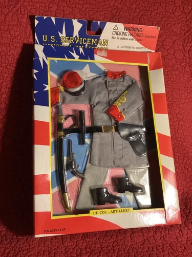 Kmart Civil War soldier Lt Col Artillery doll uniform 98388 nib