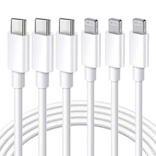 3X Anker USB C to Lightning Cable 1M Apple MFi-Certified for iPhone 13/12/11 NEW
