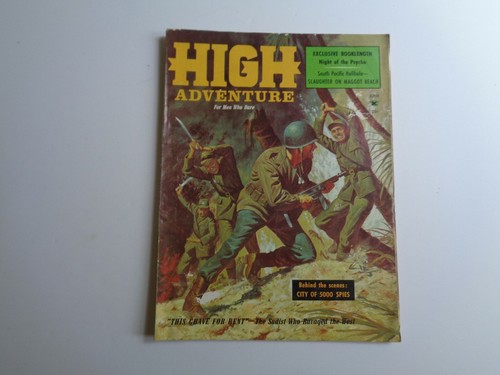 HIGH ADVENTURE Magazine Vintage June 1959 For Men Who Dare City of 5000 Spies