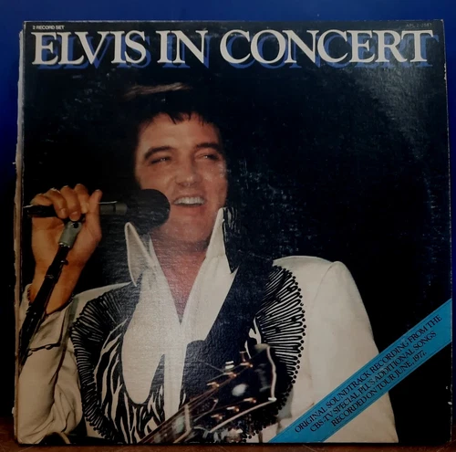 Elvis In Concert   LP  1st Pressing 1977 2xLP APL2-2587 NM Gatefold