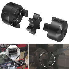 1/2" to 3/4" L075 Flexible 3-Piece L-Jaw Coupling  Buna-N NBR Rubber Spider Set