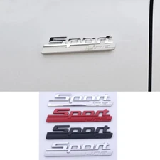 3D Sport Line Car Fender Trunk Rear Side Emblem Badge Decal Sticker Luxury
