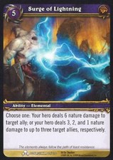 Juego de cartas coleccionables World of Warcraft Surge of Lightning - Scourgewar 91/270