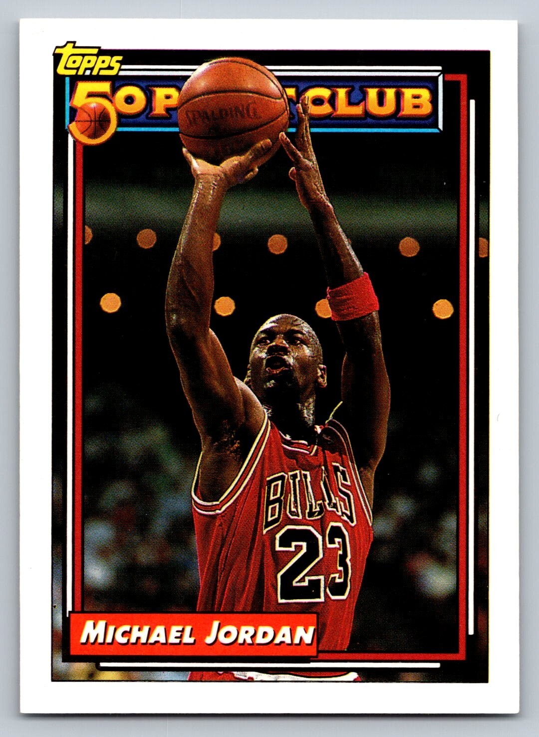 1992-93 Topps Basketball #205 Michael JORDAN "50 Point Club" Chicago Bulls