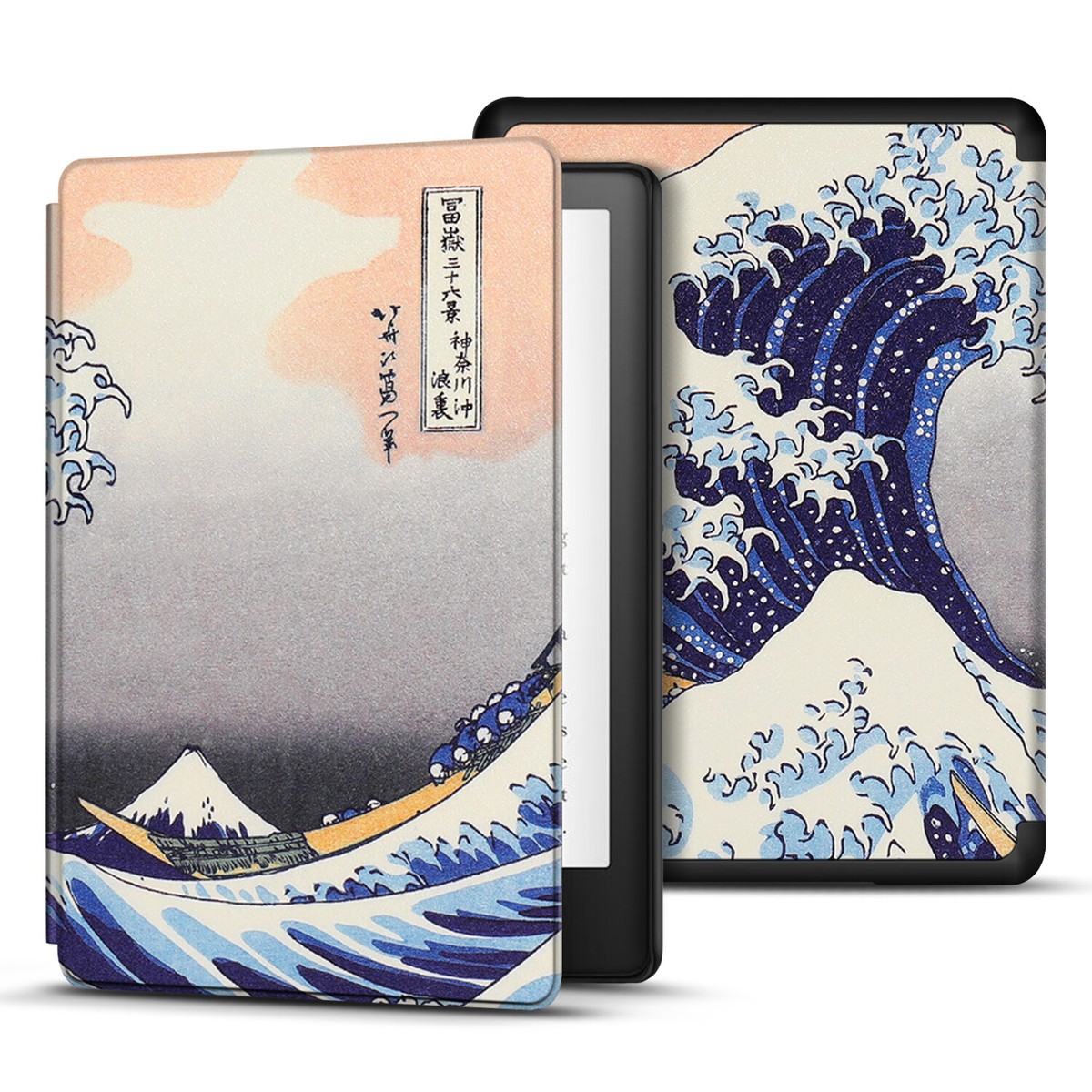 Case for Kindle Paperwhite 12th Gen 2024, Great Wave | eBay