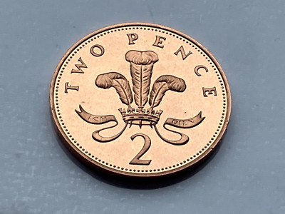 Simply Coins~1983 PROOF TWO 2 PENCE COIN