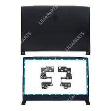 for MSI Katana GF66 11UE UG MS-1581 Black LCD Back Cover Front Bezel Hinges Lid