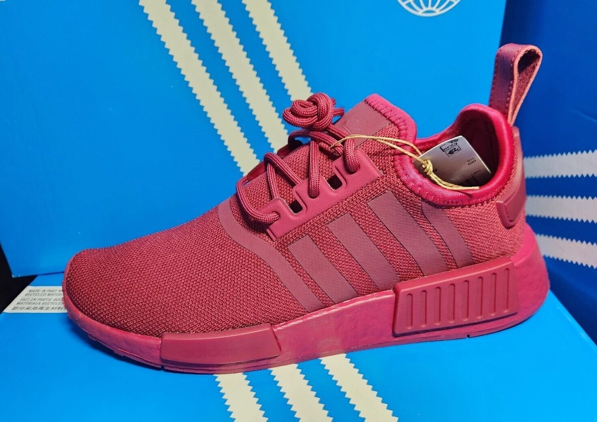 Pest beslutte hvorfor ikke Adidas Women&#039;s NMD R1 Triple Maroon Burgundy Wine Red Bordeaux Shoes  NEW HP9662 | eBay