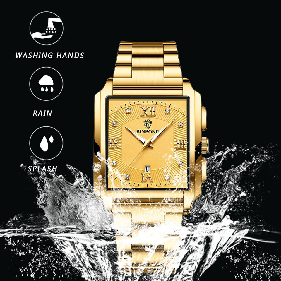 Luxury Men Watch Back Light Hands Business Fashion Casual Men Quartz Watches Waterproof Clock